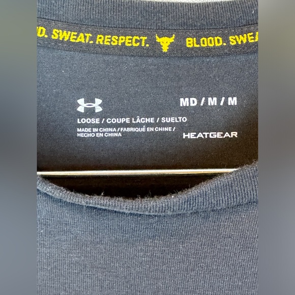 Men’s Project Rock Long Sleeve Loose HeatGear Graphic T- Sz Medium - Picture 4 of 7